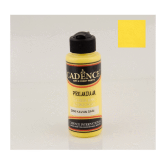 CADENCE Лимоново жълто - акрилна боя Premium 120 мл – Lemon Yellow
