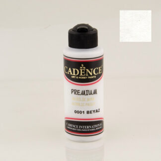 Cadence Бяла акрилна боя Premium – White (120 мл)