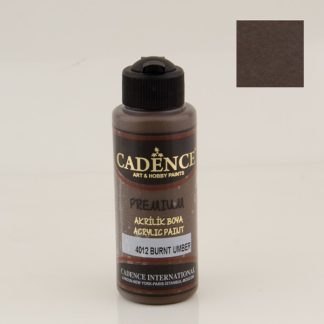 CADENCE Кафява - акрилна боя Premium 120 мл – BURNT UMBER