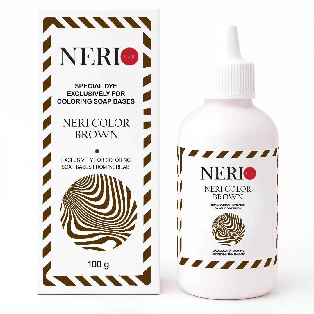 Течен оцветител за сапуни Neri - Brown - 100 g