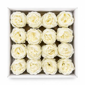 Божури от сапун за декорация - крем